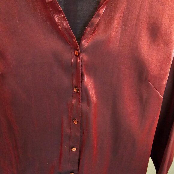 Vintage Mixage Button Blouse - Picture 5 of 7